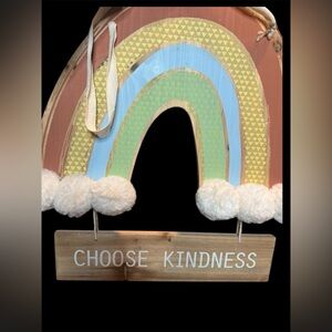 Demdaco Choose Kindness Rainbow Door Hanger nwot